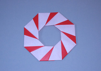 Candy Cane Wreath